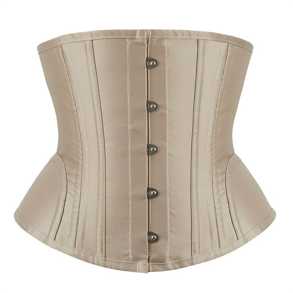 Aofany Women's Underbust Corset Bustier Waist Training Cincher Basic Court Corsets Tops