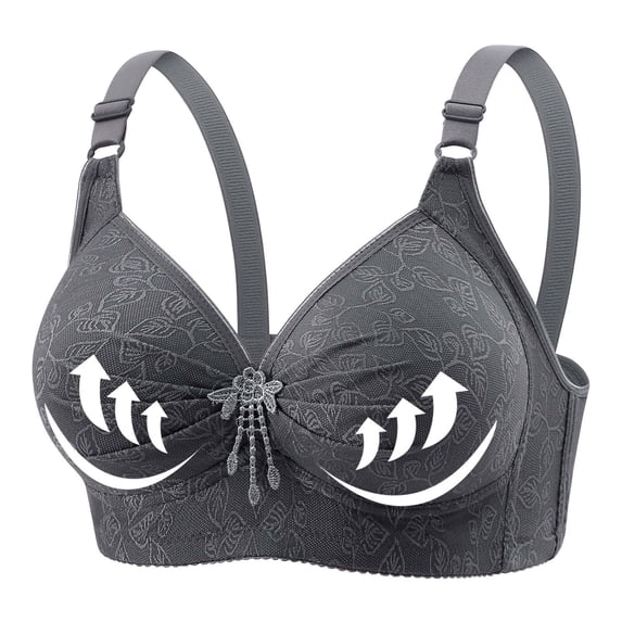 Aofany Women's Wireless Bra Plus Size Bras for Women No Underwire Comfortable Everyday Bra, Lift and Support Full Coverage Wire Free Bra