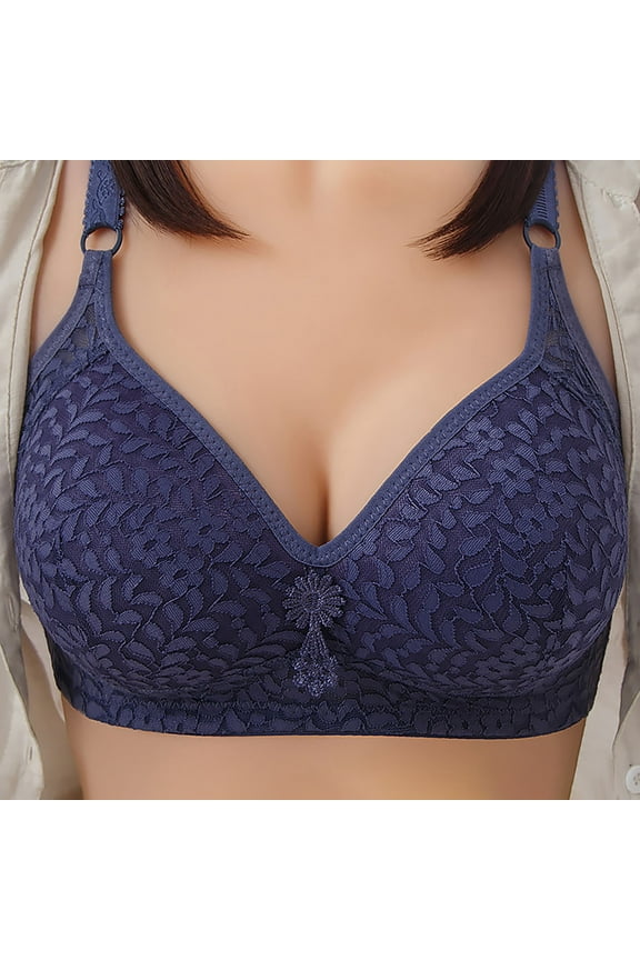 Women's Wireless Bra Plus Size Bras for Women No Underwire Comfortable Everyday Bra, Lift and Support Full Coverage Wire Free Bra