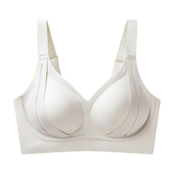 Aofany Women's Wireless Bras No Underwire Seamless Full Coverage Push Up Bralette, Comfortable Everyday T-Shirt Bra with Light Padding