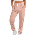 thumbnail image 1 of Aofany Womens Cinch Bottom Sweatpants High Waisted Athletic Workout Joggers Lounge Pants Activewear with Pockets, 1 of 5