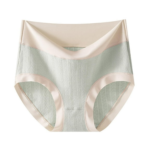 Aofany Womens Cotton Brief Underwear Cotton Underwear High Waisted Briefs Soft Stretch Full Coverage Panties for Women