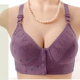 thumbnail image 1 of Aofany Womens Everyday Bras, Front Closure Bras for Women No Underwire Wireless Comfort Full Coverage Bra with Support, 36B/C-46B/C, 1 of 4