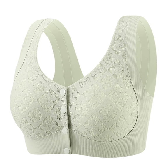 Aofany Womens Front Closure Bras, Bras for Women Plus Size Bras Front Closing Bras No Underwire Full Coverage Bralettes Everyday Bras