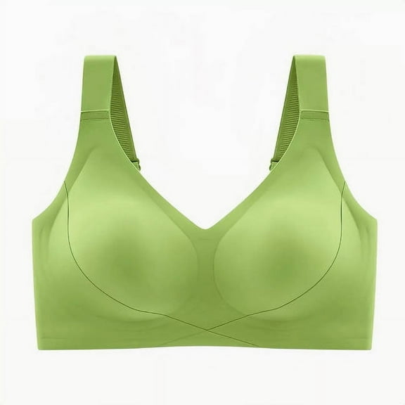 Aofany Womens Full Coverage Wireless Bra No Underwire Push Up Comfort Bra Breathable Everyday Bra