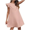 thumbnail image 1 of Aofany Womens Plus Size Sleepshirt Women Soft Nightgown Tank Dress Nightwear Fly Sleeve Lounge Night Shirts, 1 of 2