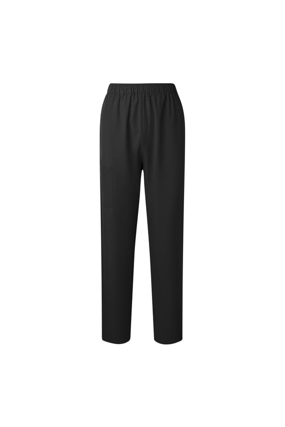 Womens Scrub Pants Workwear Straight Leg Pants Soft Stretch Nurse Uniform Work Pants