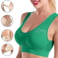 thumbnail image 1 of Aofany Womens Seamless Plus Size Fashionable Sports Bra Comfortble Simplicity Wirefree Yoga Bra With Removable Pads for Women, 1 of 5