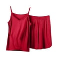 thumbnail image 1 of Aofany Womens Soft Modal Pajamas Set 2 Piece Plus Size Sleeveless Camisole Top Nightshirt And Shorts Sleep Loungewear, 1 of 8