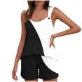 thumbnail image 1 of Aofany Womens Summer 2 Piece Outfits Vacation Casual Trendy Camisole Top Matching Shorts Sets Sleeveless Casual Outfits, 1 of 6