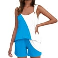 thumbnail image 1 of Aofany Womens Summer 2 Piece Outfits Vacation Casual Trendy Camisole Top Matching Shorts Sets Sleeveless Casual Outfits, 1 of 6
