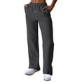 thumbnail image 1 of Aofany Womens Sweatpants Wide Leg Lounge Pants Drawstring Workout Comfy Joggers Pants with Pockets, 1 of 3