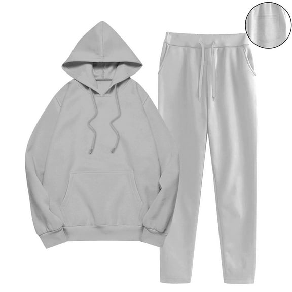 Aofany Womens Two Piece Set Casual Tracksuit Running Sportswear 2025 Fall Winter Sets Outfits Women's Long Sleeve Pullover Hoodies Sweatshirt Sweatpants Suit
