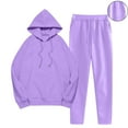 thumbnail image 1 of Aofany Womens Two Piece Set Casual Tracksuit Running Sportswear 2025 Fall Winter Sets Outfits Women's Long Sleeve Pullover Hoodies Sweatshirt Sweatpants Suit, 1 of 7