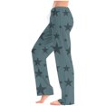 thumbnail image 1 of Aofany Womens Wide Leg Pants Casual Loose Yoga Sweatpants Comfy Fashion Women Print Lightweight And Breathable Trousers, 1 of 5