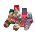thumbnail image 1 of Aofany Wool Socks for Women, 5 Pairs Ladies Cozy Boot Winter Thermal Warm Thick Socks, 1 of 3