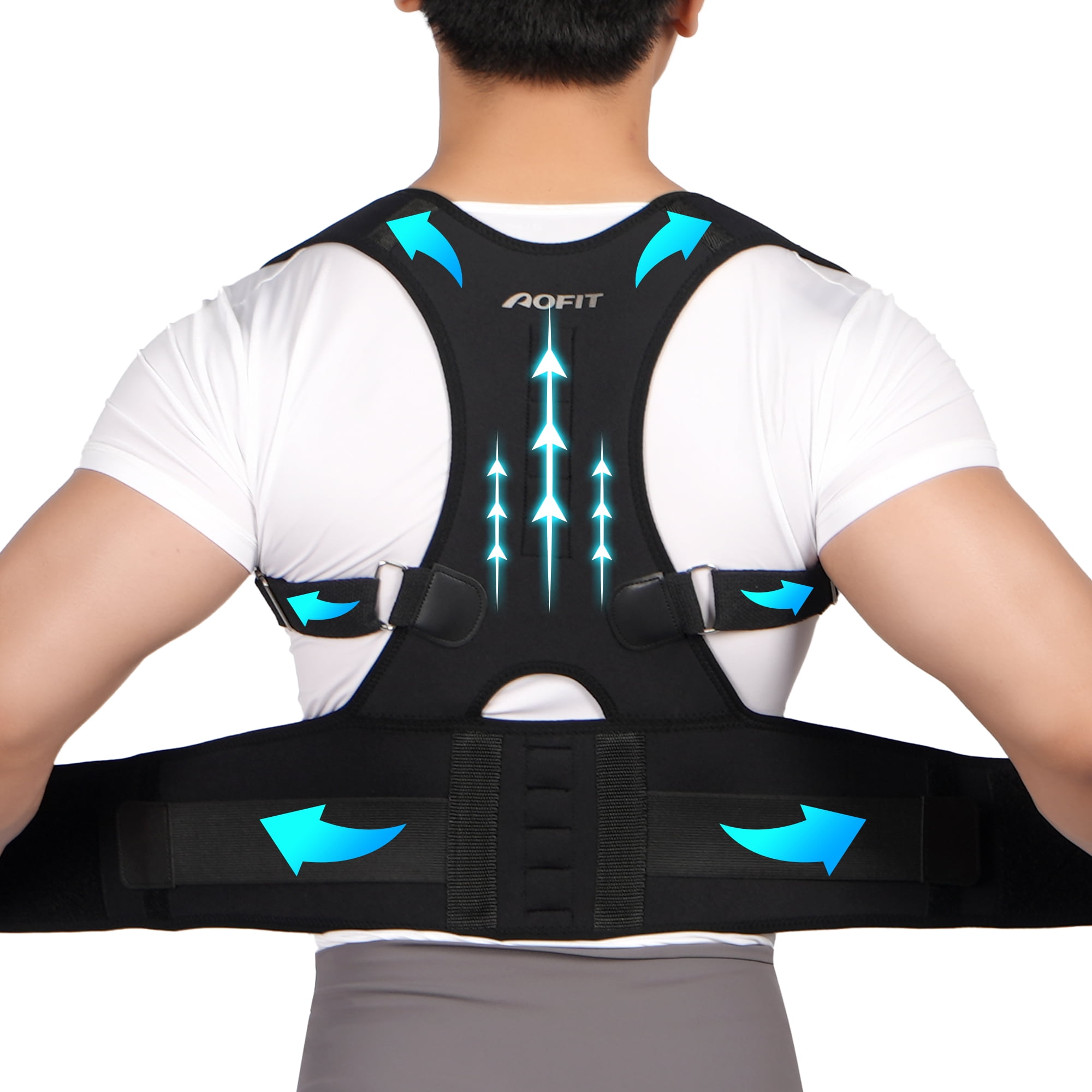 Aofit Back Brace Posture Corrector for Women and Men Back Lumbar Support Shoulder Posture Support for Improve Posture Provide and Back Pain Relief