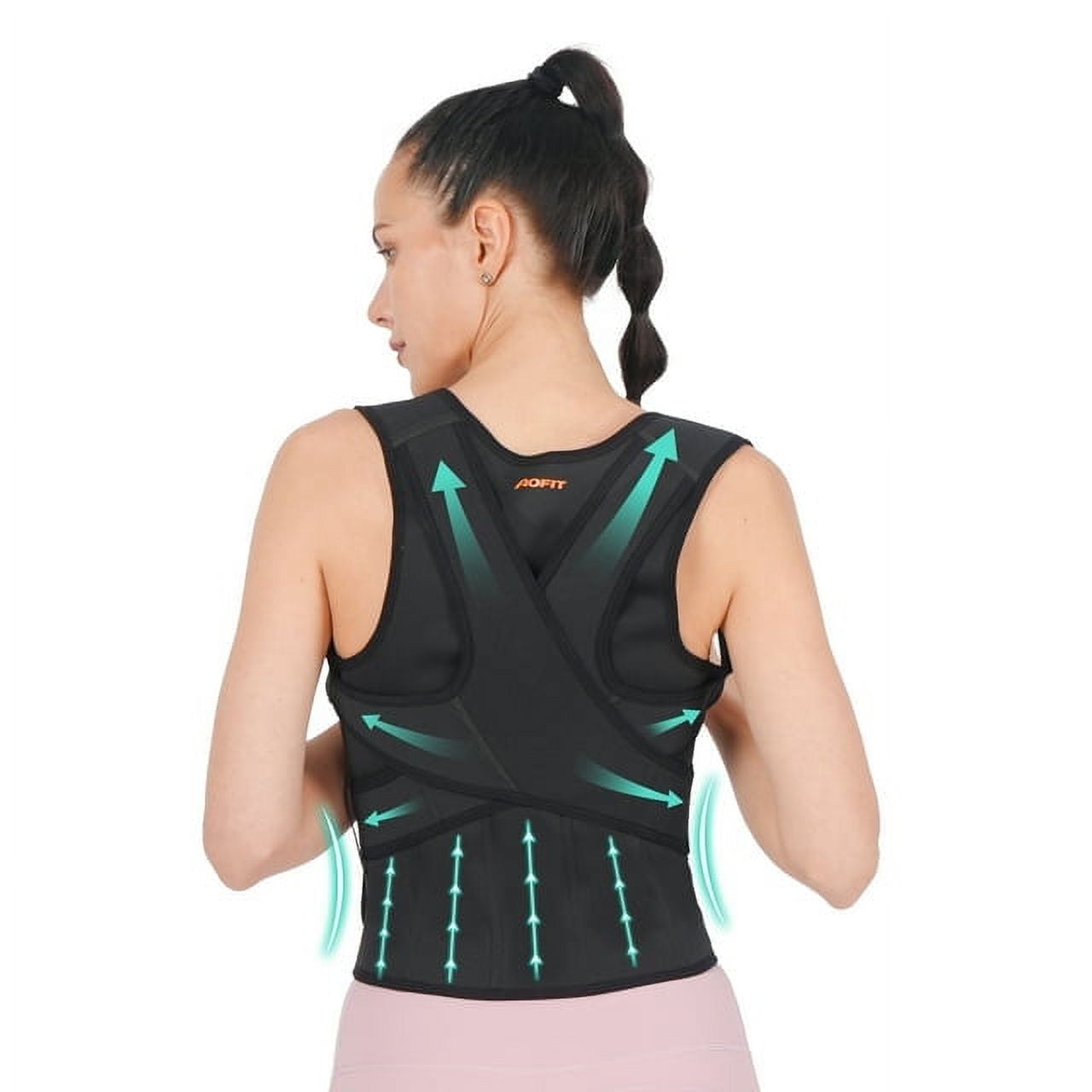 Aofit Back Brace and Posture Corrector for Women and Men, Back Straightener Posture Corrector