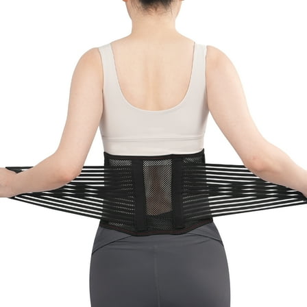 Aofit Back Brace for Lower Back Pain Adjustable Breathable Lumbar for Women/Men