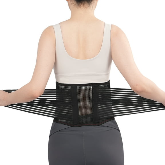 Aofit Back Brace for Lower Back Pain Adjustable Breathable Lumbar for Women/Men