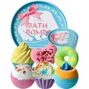Aofmee 6 Lavender Multicolor Bubble Bombs Luxury Bath & Self-Care for Women