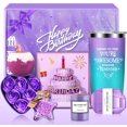 thumbnail image 1 of Aofmee Birthday Gifts Baskets for Women, 7 Pcs Lavender Relaxing Bath Gift Sets, Beauty Birthday Gift for Her, Purple, 1 of 7