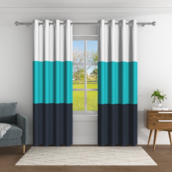 Aofoto Apartment Blackout Curtains,Thermal Insulated Window Drapes for Living Room Bedroom,2 Pieces,42x63 inches