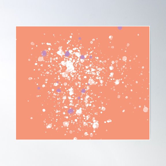 Aoife Splatter Poster Wall Art, Modern Wall Decor For Living Room Bedroom, 8x12 UNFRAMED