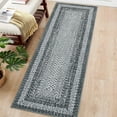 thumbnail image 1 of Aoile 2'x6' Washable Runner Rug, Geometric Printed Rugs with Non Slip for Entryway, Kitchen, Front Door Indoor Entrance, Entry, Kids Room, Grey, 1 of 10