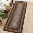 thumbnail image 1 of Aoile 2'x8' Washable Runner Rug, Geometric Printed Rugs with Non Slip for Entryway, Kitchen, Front Door Indoor Entrance, Entry, Kids Room, Brown, 1 of 10