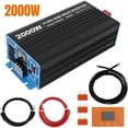 thumbnail image 1 of Aoile 2000W Pure Sine Wave Inverter, 12V DC to AC 120V DC Power Inverter with LCD Display & Remote Controller for Home, RV, Truck, 1 of 6
