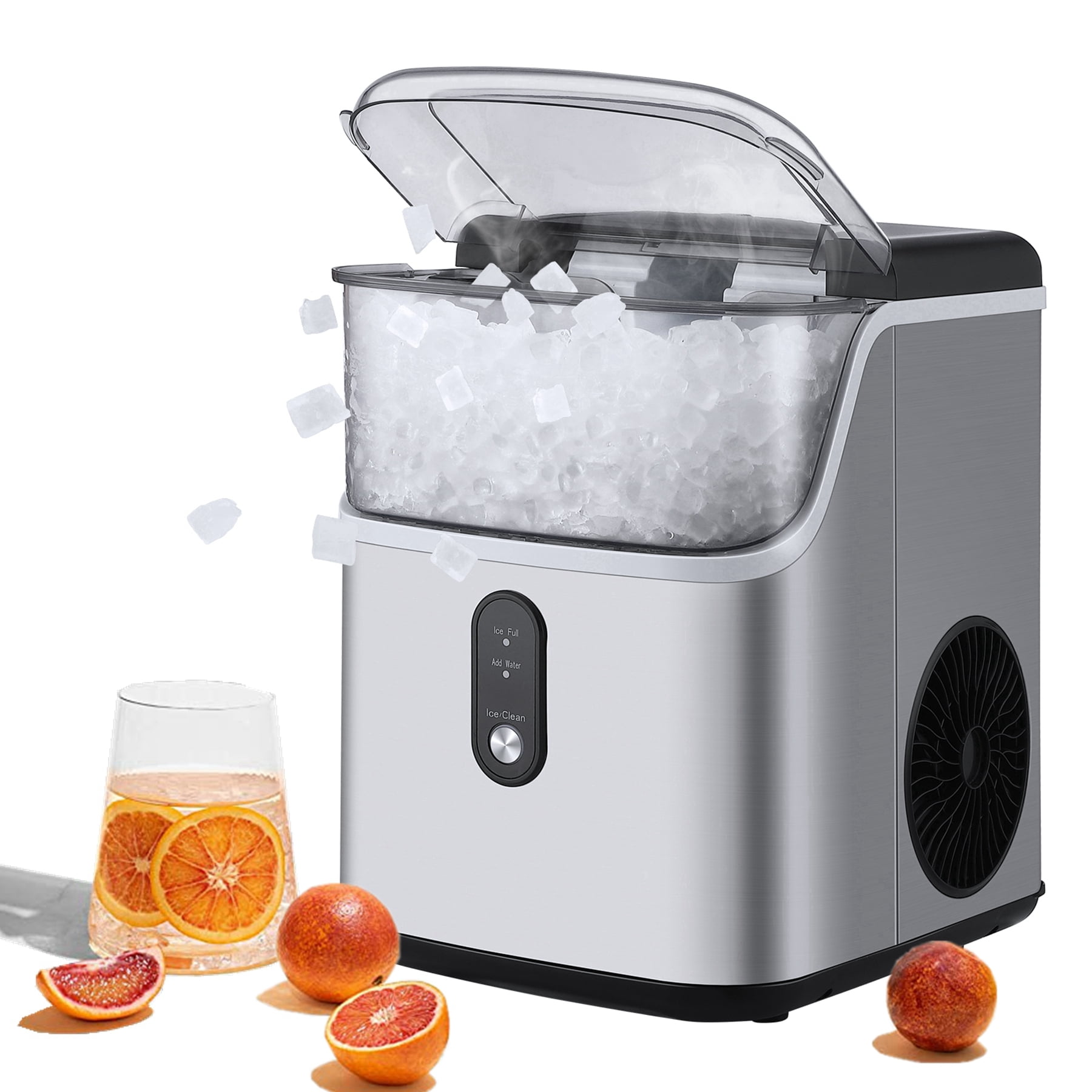 Aoile 35Lbs/24H Chewable Nugget Ice Maker Countertop, SelfCleaning