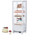 thumbnail image 1 of Aoile 4.2 Cu.Ft Commercial Refrigerated Display Case, Single Door Bakery Display Refrigerator with LED Lighting, 1 of 8