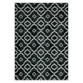 thumbnail image 1 of Aoile 4x6 Area Rug, Moroccan Vintage Washable Rug, Non-Slip & Non-Shedding Print Floor Carpet for Room, Black, 1 of 10