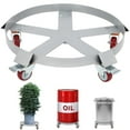 thumbnail image 1 of Aoile 55 Gallon Drum Dolly, Heavy Duty Steel Frame Bucket Dolly with 5 Swivel Casters Wheel for Furniture/Trash/Plant (Set of 1), 1 of 7