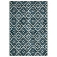 thumbnail image 1 of Aoile 9x12 Area Rug, Moroccan Vintage Washable Rug, Non-Slip & Non-Shedding Print Floor Carpet for Room, Blue, 1 of 10