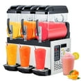 thumbnail image 1 of Aoile Commercial Slushy Machine 9.5 Gal, 860W 3-Tank Frozen Drink Margarita Smoothie Maker with Self-Cleaning Function, 1 of 8