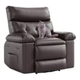thumbnail image 1 of Aoile Oversized Recliner Chair, Large Manual Recliner with Side Pockets for Adults, Coffee, 1 of 8