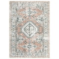 thumbnail image 1 of Aoile Washable Area Rugs 6'x9',Vintage Distressed Rugs wtih Non Slip for Home Decor Office,Pink, 1 of 10
