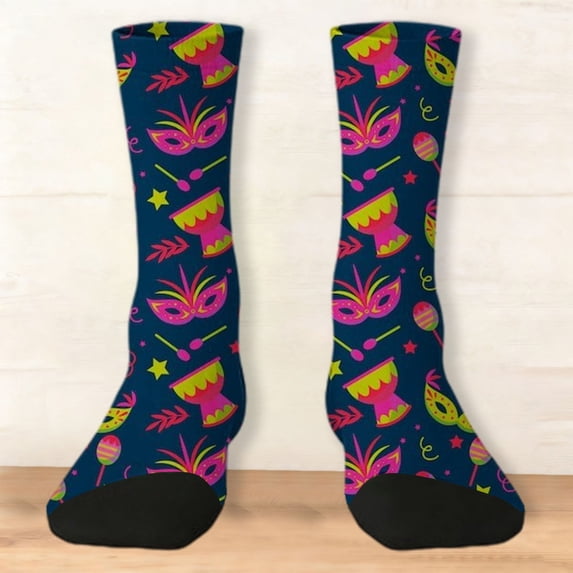 Aoiroe Fun Socks for Women,Animal Socks Vintage Warm Casual Crew Socks Animal Cute Gifts for Women Men Fun Gift Colorful Warm Fuzzy Crew Socks Slouchy Socks Hot Pink One Size