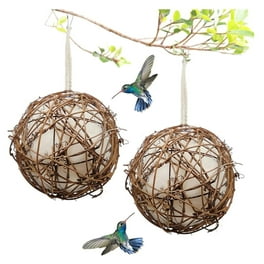 Handmade Vine Brown Bird Nest House Home Nature Craft Holiday Decoration