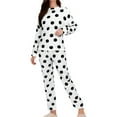 thumbnail image 1 of Aoiroe Lounge Sets For Women Winter Pajamas Warm Pajamas For Women Womens Pajamas Set Fluffy Pajamas For Women Cozy Lounge Set Fashion Clothing Black L, 1 of 4