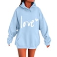 thumbnail image 1 of Aoiroe Valentine'S Day T-Shirt Y2k Hoodies Oversized Trendy Fall Winter Basic Oversized Hoodie Hoodies For Women Pullover Valentines Shirts For Women Fall Sweatshirts For Women Y2k Hoodie 3XL, 1 of 6