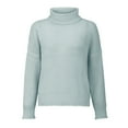 thumbnail image 1 of Aoiroe Winter Clothing For Women Lightweight Base Layer Shirts Ladies Sweatshirts Tops For Women Trendy High Neck Sweaters For Women Fall Sweater Women'S Sweater Soft Sweaters For Women Blue 5XL, 1 of 8