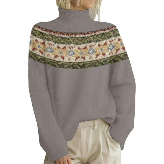 Aoiroe Women'S Clothing,Sweatshirt For Women,Long Turtleneck Sweaters For Women,Loose Turtleneck Sweater Women,Womens Winter Clothes,Cardigans For Women Trendy,Christmas Sweaters For Women,2XL