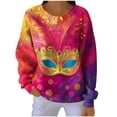 thumbnail image 1 of Aoiroe Women's Vintage T Shirt,Spring Clothes Pullover Shirts Boat Neck Long Sleeve Shirts for Women Long Sleeve Athletic Tops For Women Crew Neck Blouses Dressy Hot Pink XL, 1 of 6