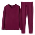 thumbnail image 1 of Aoiroe pajama sets for women 2 piece matching pajama pants soft womens pajama sets matching sets women clothing Thermal Underwear for Women sets for women lounge sets for women plus size 3XL, 1 of 4
