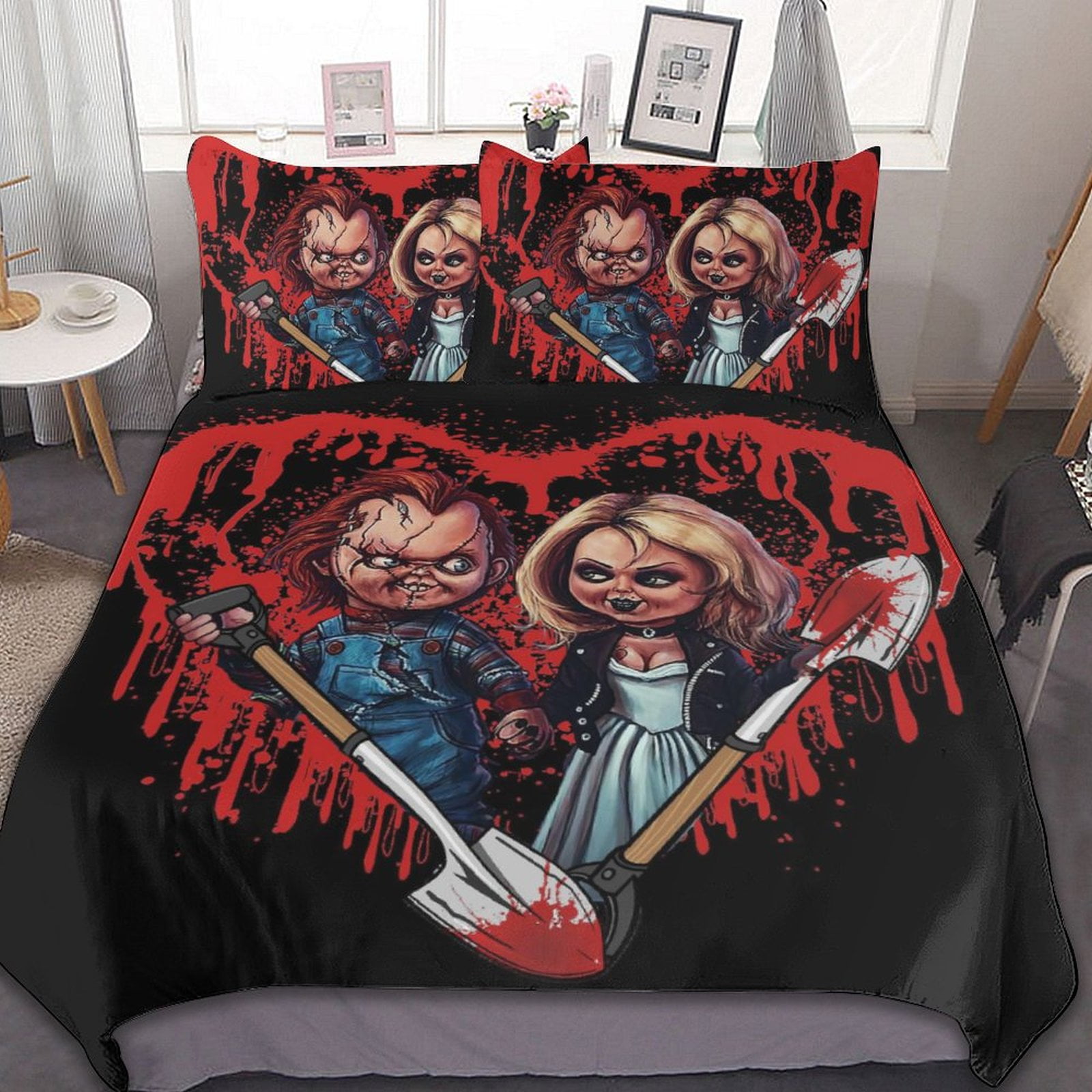 Aoivkut 3-Piece Chucky Comforter Bedding Sets, 86