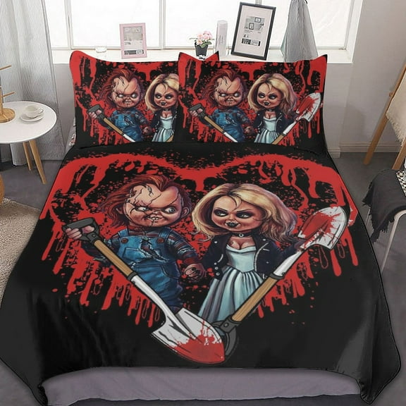Aoivkut 3-Piece Chucky Comforter Bedding Sets, 86" x 70"