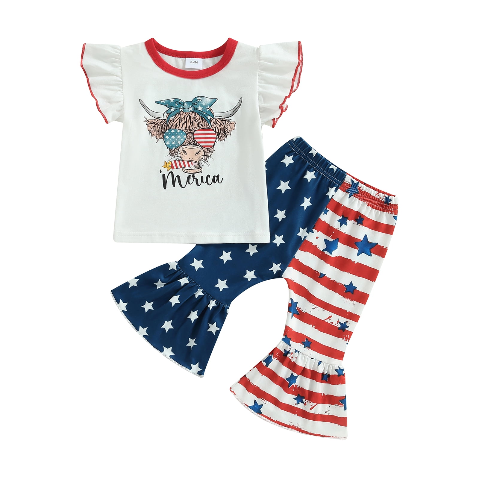 Independence Day Collection For Girls White Eagle Design Long Frock